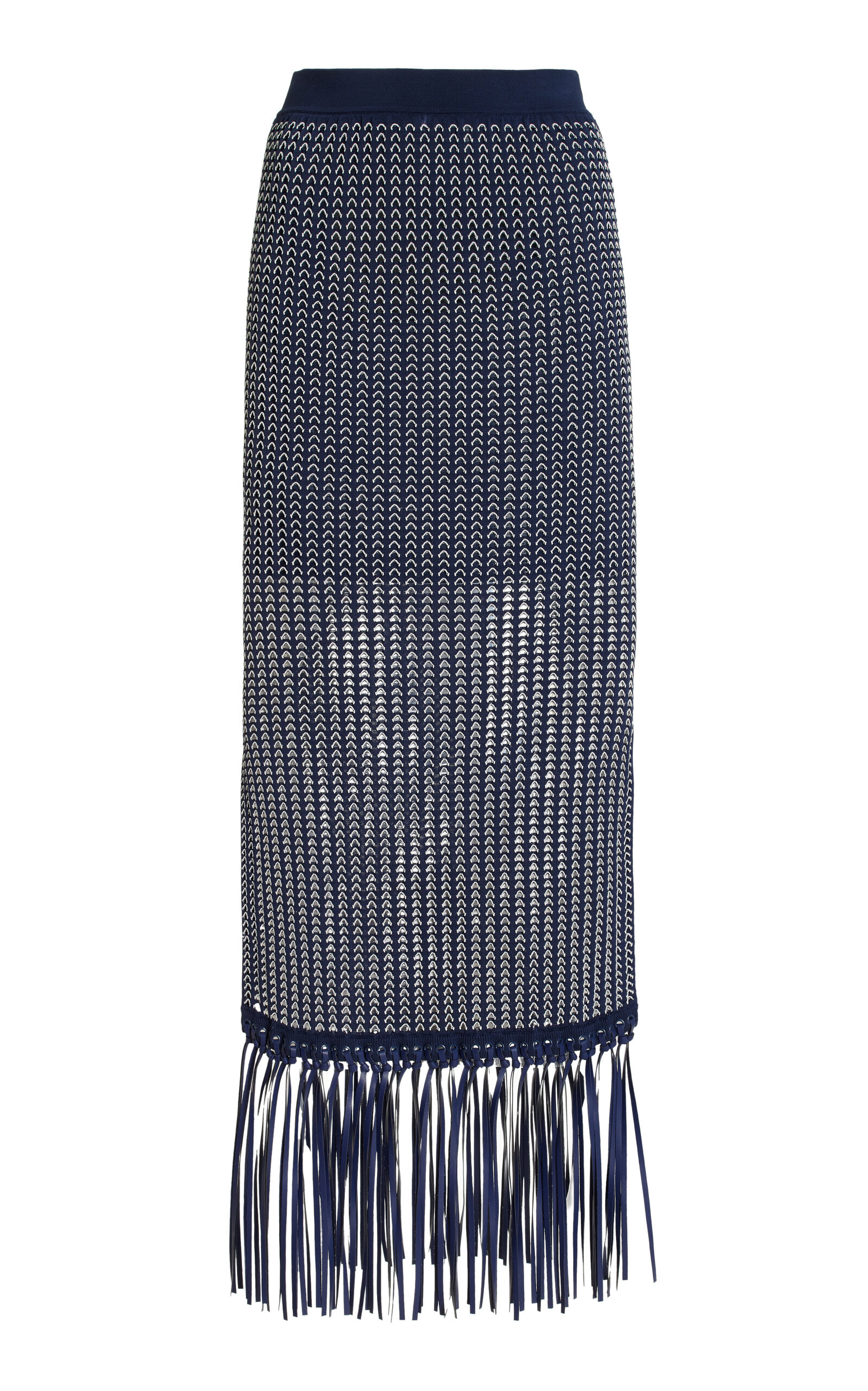 Arden Fringed Knit Midi Skirt | Moda Operandi (Global)