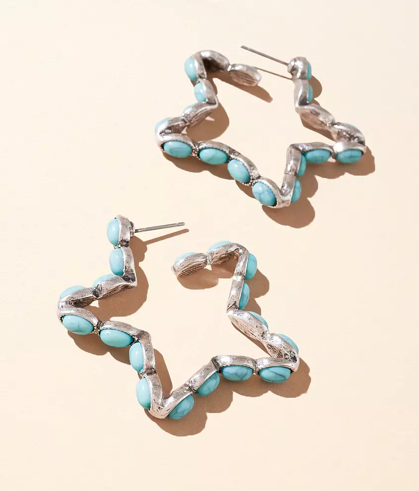 Turquoise Star Earring | Buckle