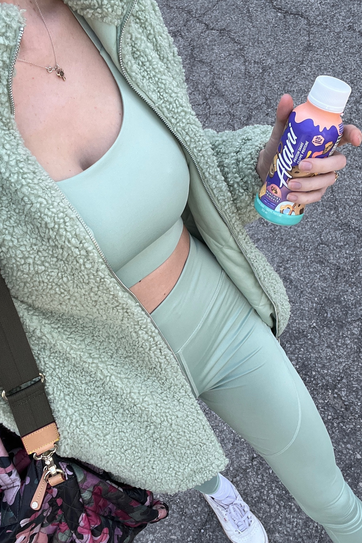 Still rocking this sagey-minty-green this spring! Most of the set is no longer available but the bra still is and at 50% off!!

#LTKfitness #LTKsalealert #LTKActive