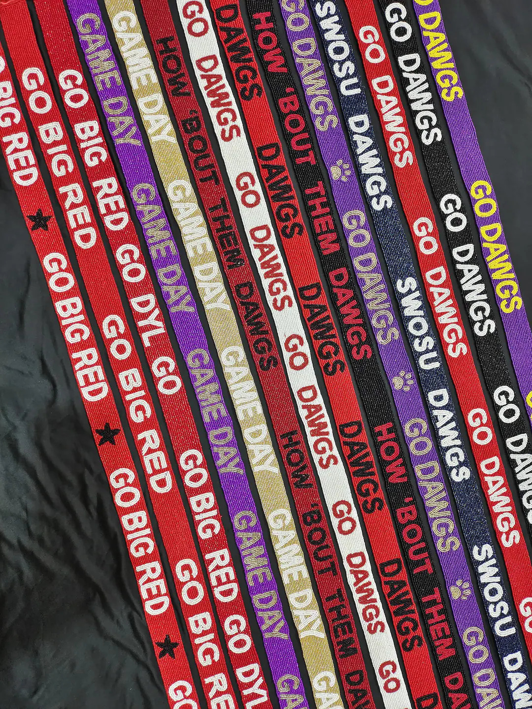 Beaded Purse Strap-go Dawgs Purse Straps-dawgs Gameday - Etsy | Etsy (US)