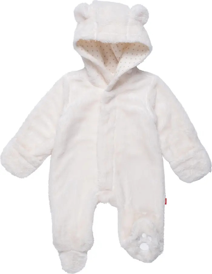Cloud Minky Fleece Hooded Footie | Nordstrom