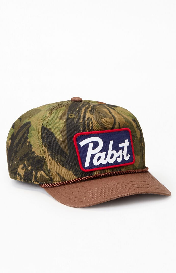 Pabst Blue Ribbon Camo Snapback Hat in Camouflage | PacSun