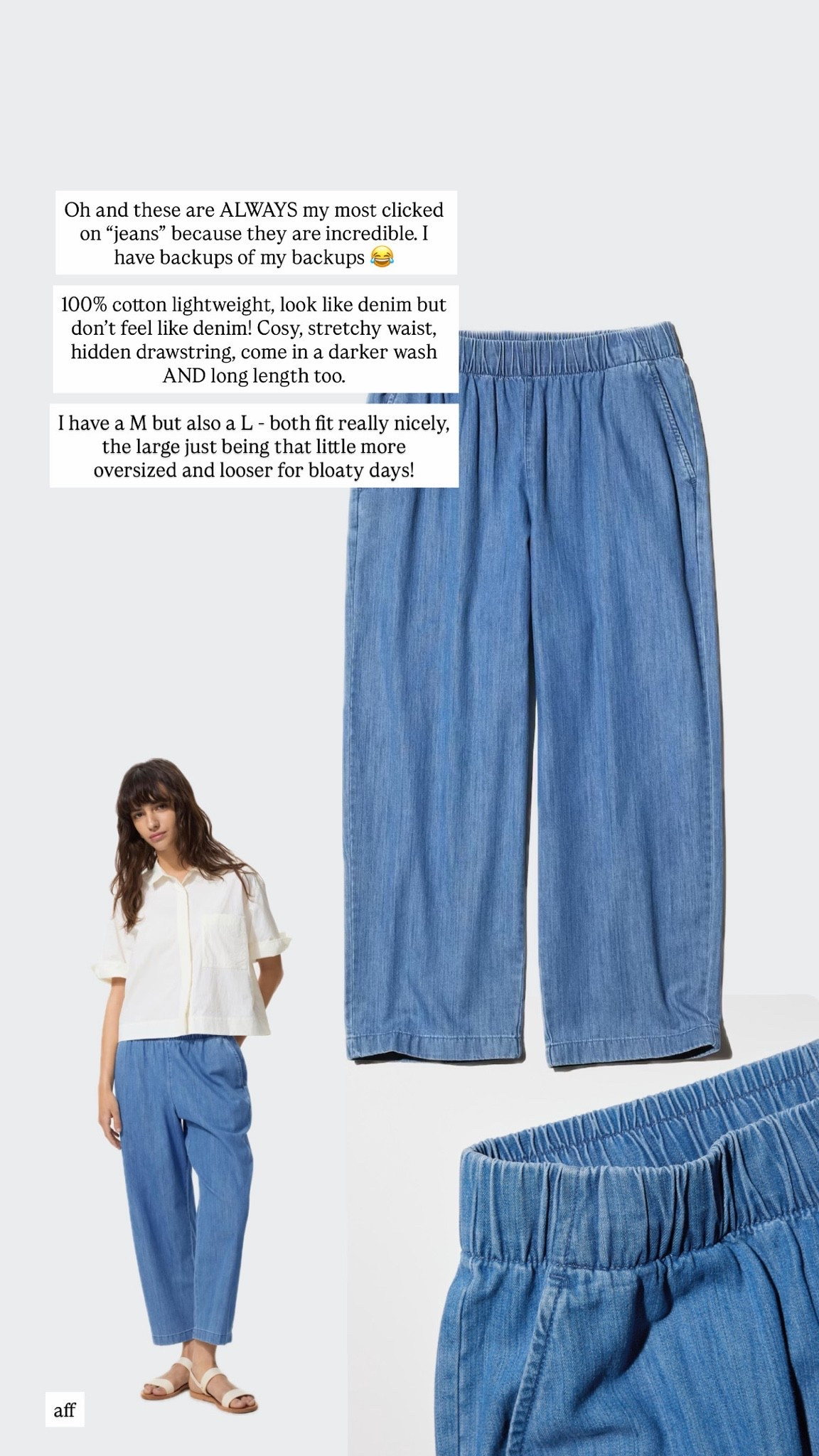 The bestttttt faux jeans EVER

#LTKsummer #LTKuk