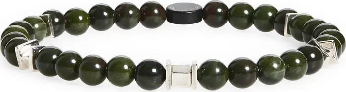 Men's Square Beaded Stretch Bracelet | Nordstrom