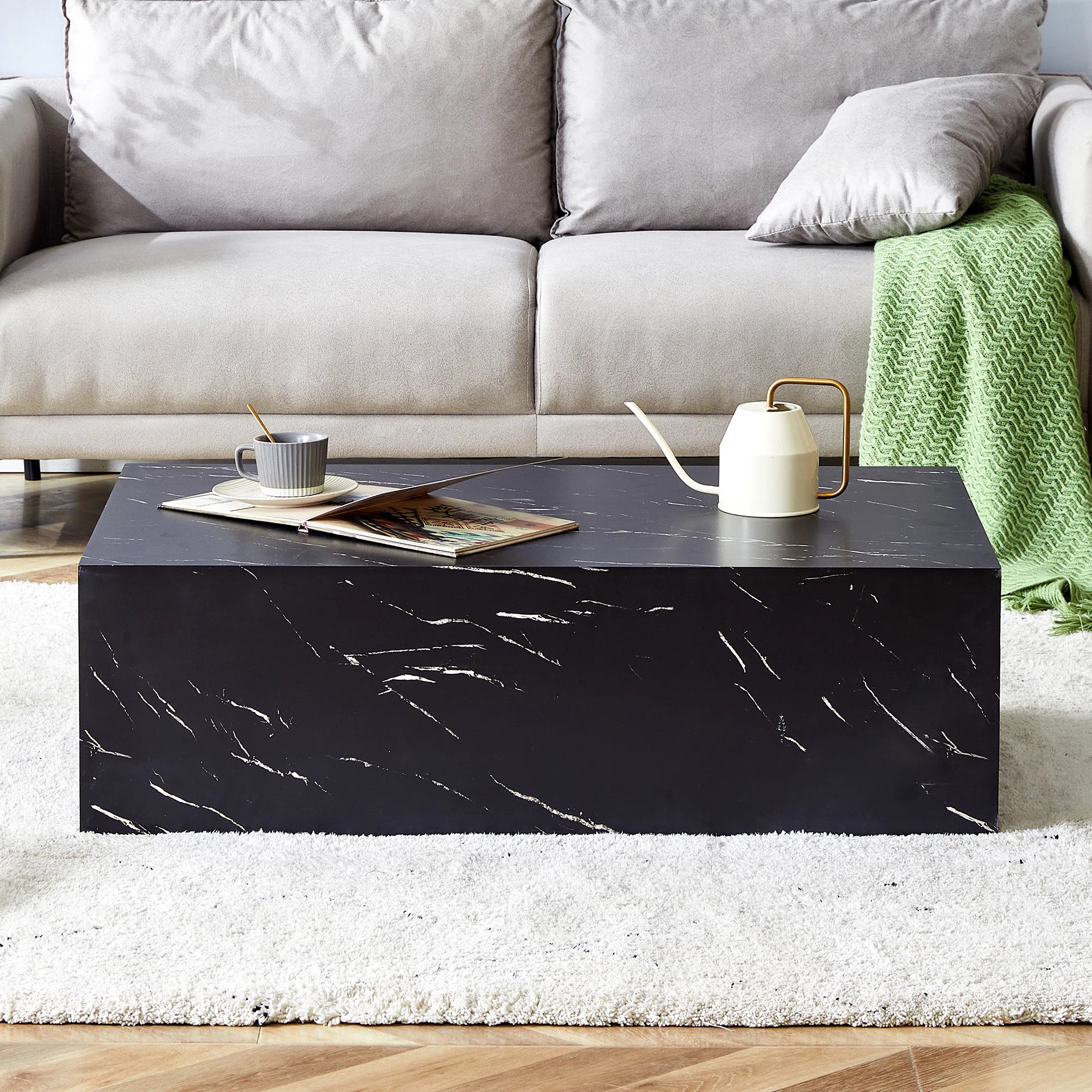 Wrought Studio Granison Deluxe Contemporary Marble Coffee Table & Reviews | Wayfair | Wayfair North America
