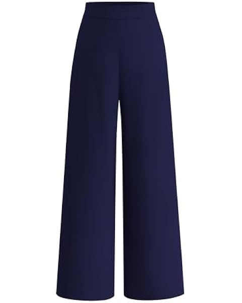 PRETTYGARDEN Women's Wide Leg Pants Dressy High Waisted Business Casual Work Office Suit Palazzo ... | Amazon (US)