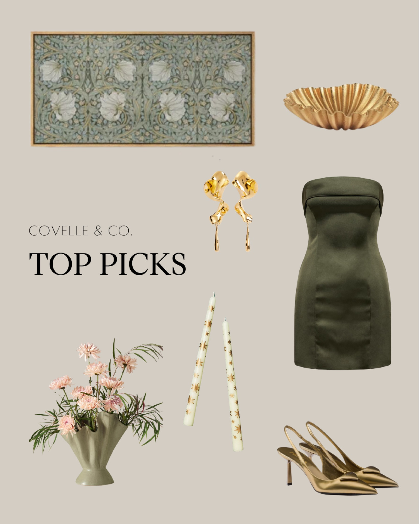 ✨ What’s more stunning than olive green paired with gold? Spoiler: NOTHING. ✨

This month’s Covelle & Co. Top Picks are absolute show-stoppers, blending beauty, elegance, and just the right amount of flaunt to elevate your style. 💚✨

From timeless statement pieces to effortlessly chic accessories, these picks are at the top of our favorites list — and trust us, you won’t want to miss them.

🛍️ Shop the look NOW on our LTK page before everything sells out! 🚨

👉 Tap the link in bio to get your hands on these must-have pieces while they’re still in stock. Hurry — they won’t last long!

#CovelleAndCo #TopPicks #OliveGreenGold #ShopTheLook #ElevateYourStyle #StyleInspo #LTK #FashionMustHaves

Tag a friend who needs to see this! 👯‍♀️

#LTKBeauty #LTKHome #LTKSaleAlert