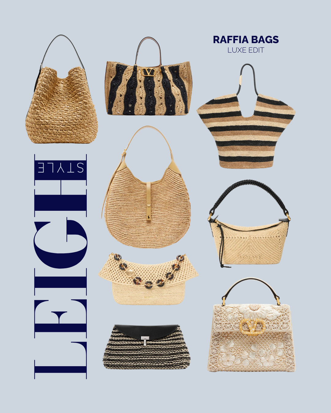 Complete your look with these luxury woven textures. These pieces add an effortless, artisanal touch to any summer outfit.

#SummerStyle #RaffiaBags #LuxuryAccessories #BeachChic #WovenBags #ResortWear 

 #LTKBeauty #LTKTravel