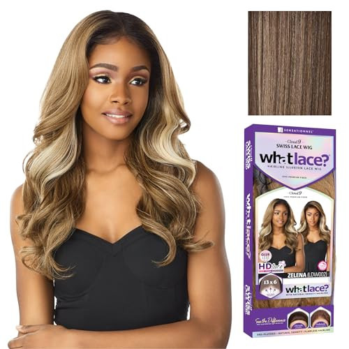 Sensationnel What Lace 13X6 Wigs - Zelena Lacefrontal Hand Tied Glueless Synthetic With Natural Density Preplucked Hairline (FLAMBOYAGEMOCHA) | Amazon (US)