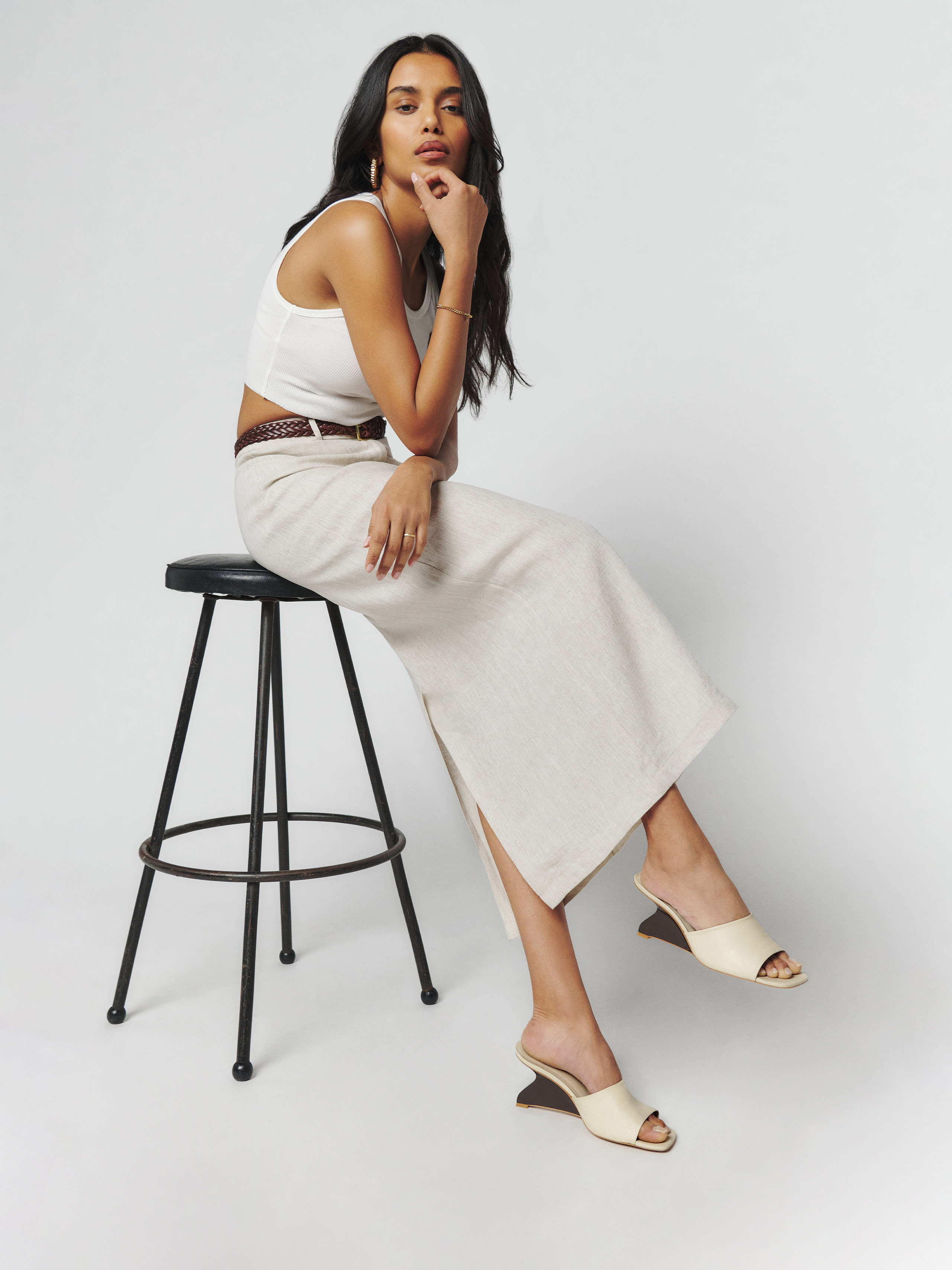 Enya Wedge Sandal | Reformation (Global)