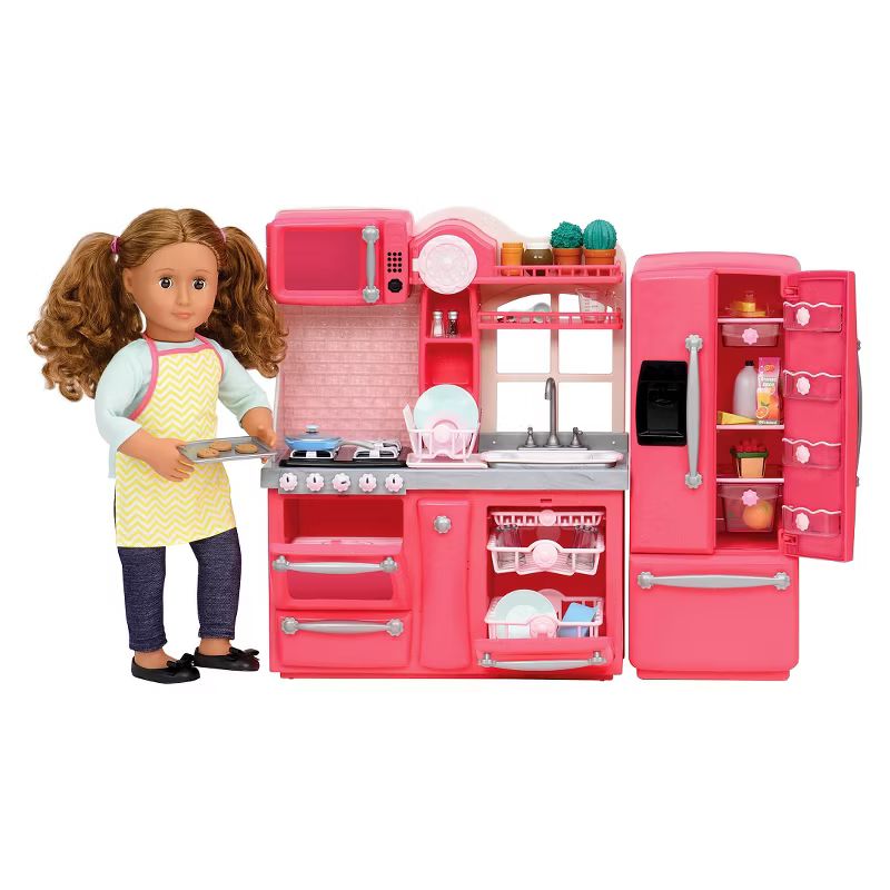 Our Generation Gourmet Kitchen Accessory Set - Pink | Target