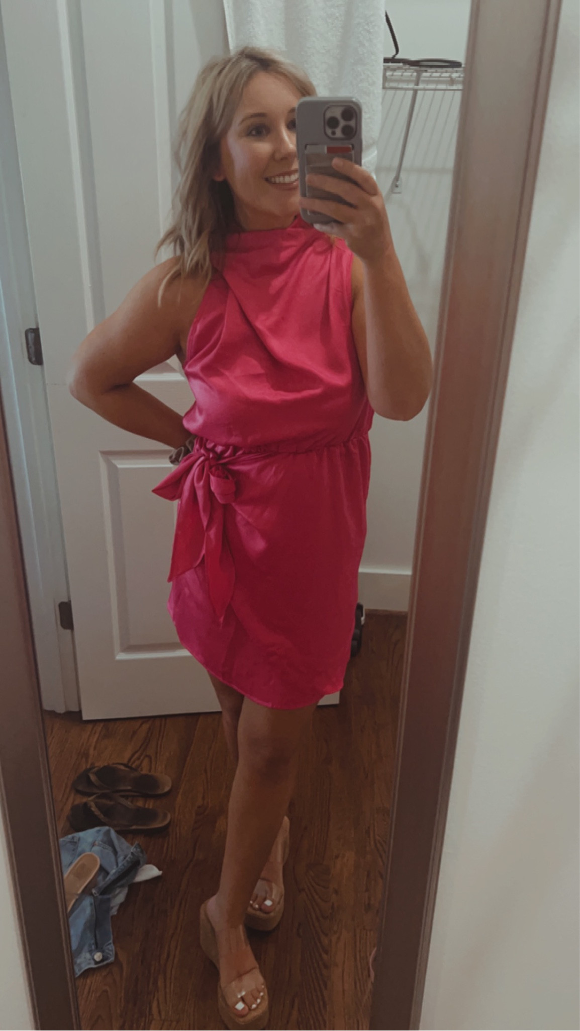 A fun and simple dress for GNO 🫶🏼🥂

#LTKunder50 #LTKshoecrush #LTKstyletip