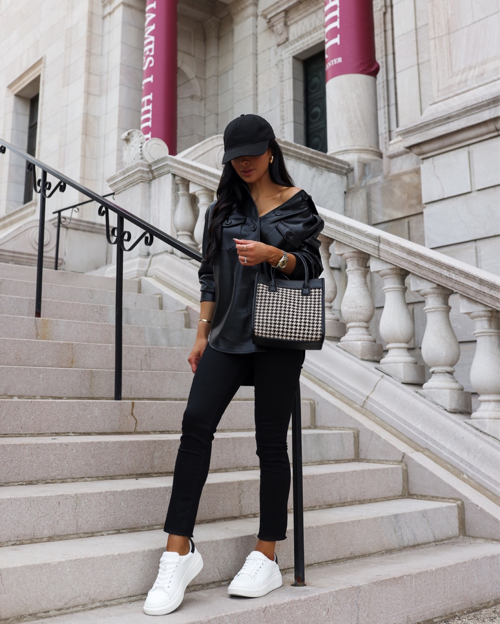 Walmart fall outfit ideas 
Walmart faux leather shirt wearing an XS
Walmart black cropped denim wearing a 00 under $10!
Walmart black and white sneakers run TTS


#LTKSeasonal #LTKunder50 #LTKunder100