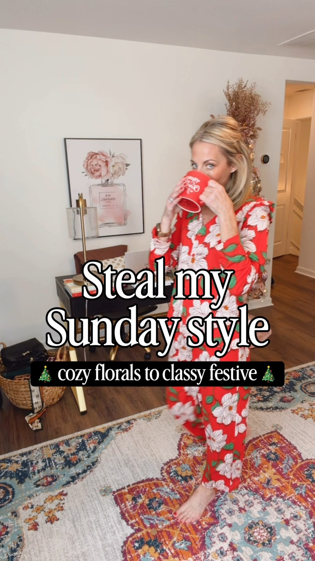 Stealing my own Sunday style!! From cozy florals for a slow morning at home to classic Christmas plaid for church, brunch, or a holiday gathering, this is how my Sunday flows. Comfortable, festive, and just polished enough to feel put together without trying too hard. Two looks. One Sunday. All the cozy-to-classy vibes. Comment Sunday for all the details 

Shop both Sunday styles in my LTK  Tap the links + tell me below—floral cozy or plaid festive? 👇

#LTKdayinmylife #LTKgrwm #LTKHoliday