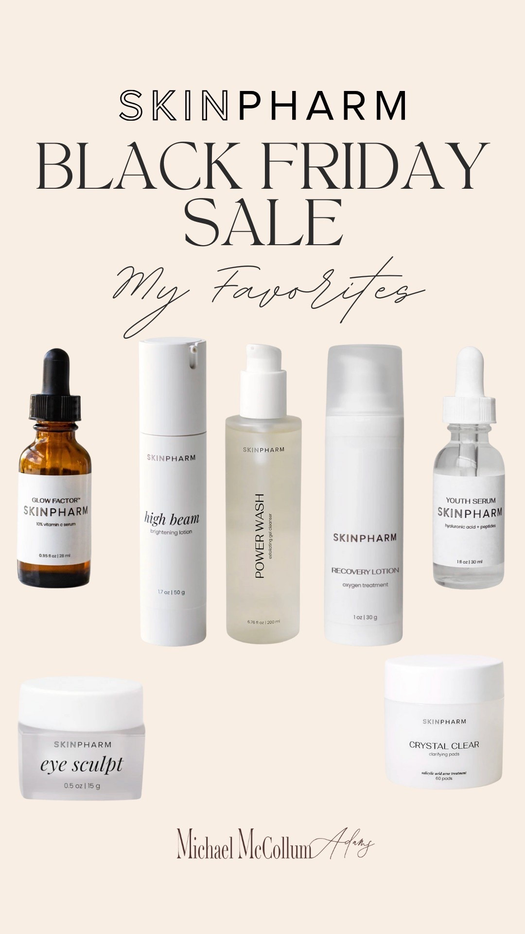 The SkinPharm Black Friday sale is so good this year!! Take advantage now to stock up on your essentials. This is what I’m getting!

#LTKCyberWeek #LTKgrwm #LTKBeauty