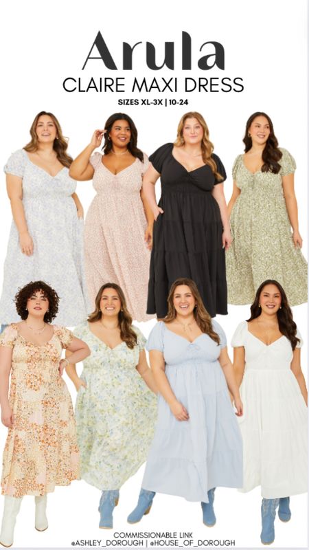 Arula has lots of prints of their famous Claire Maxi Dress available right now. These dresses are perfect for springtime! You can dress it up for an occasion or down for a hang out with friends. 

#LTKSeasonal #LTKplussize #LTKstyletip