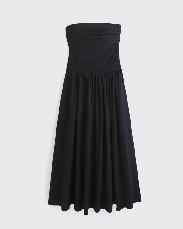 Women's The A&F Emerson Strapless Maxi Dress | Women's Clearance | Abercrombie.com | Abercrombie & Fitch (US)