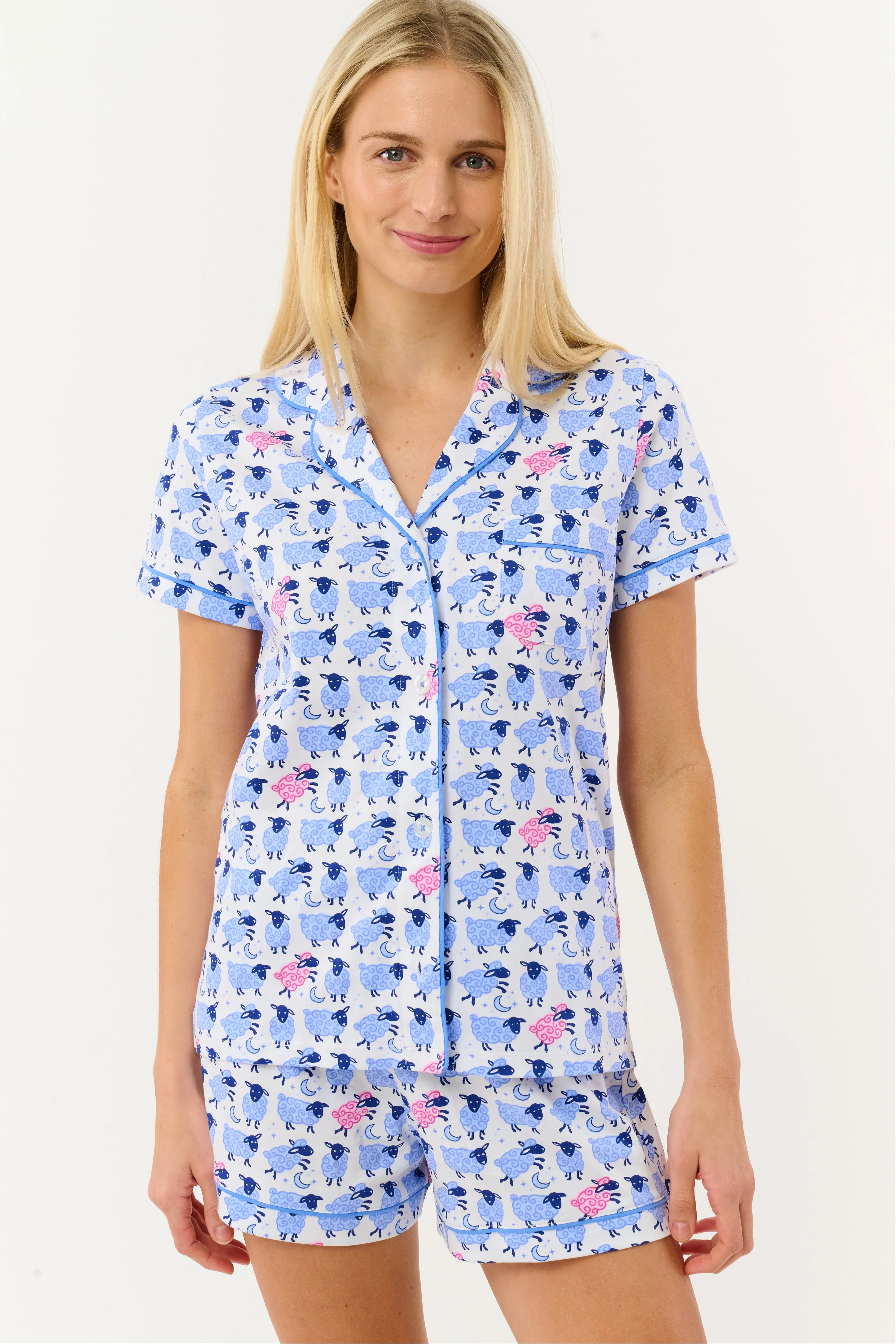 Sammy The Sheep Polo Pajamas | Roller Rabbit
