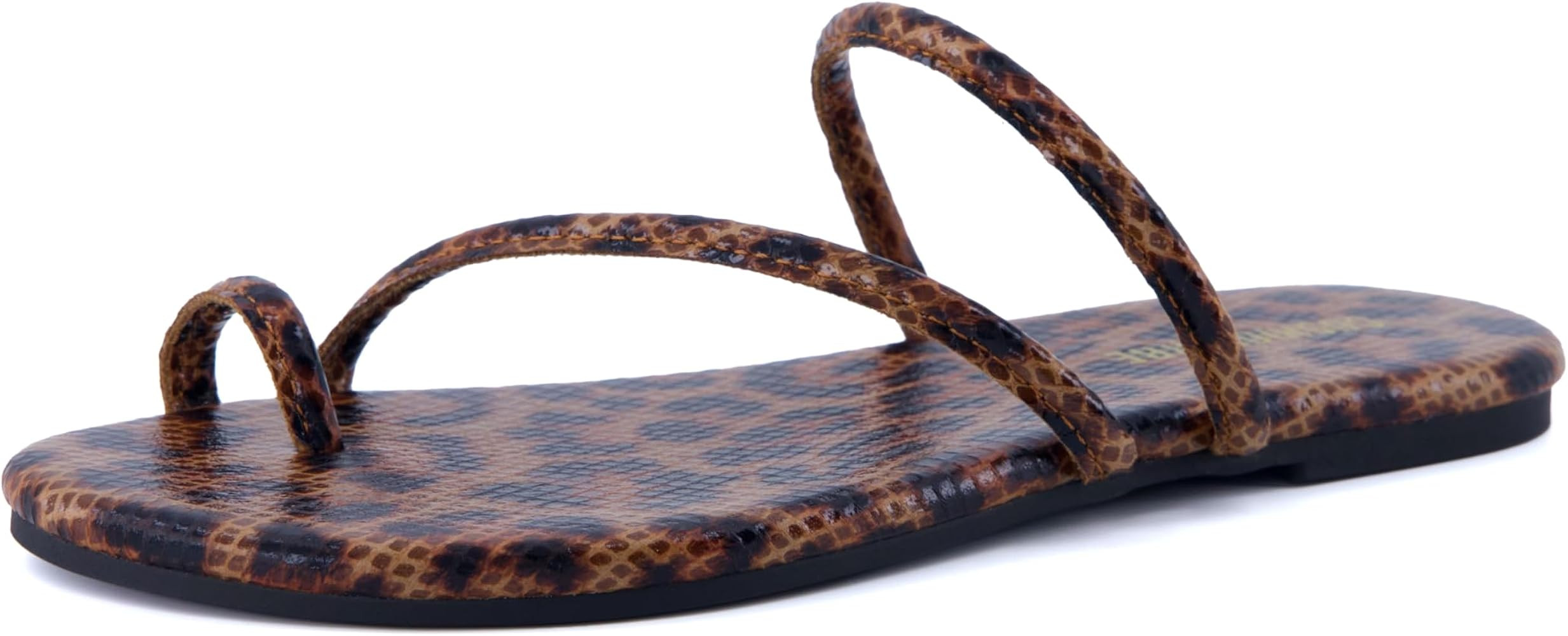 CUSHIONAIRE Resort Women’s Minimalist Strappy Sandals – Lightweight Summer Flat Sandals with ... | Amazon (US)