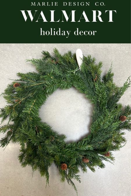Walmart Holiday Decor | Christmas decor | holiday decor | Christmas wreath | Christmas porch decor | Christmas | Walmart | Walmart finds | affordable Christmas wreathh

#LTKSeasonal #LTKhome #LTKHoliday