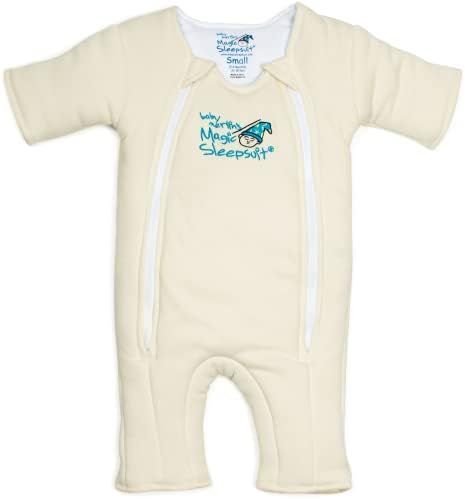 Baby Merlin's Magic Sleepsuit - 100% Cotton Baby Transition Swaddle - Baby Sleep Suit - Cream - 3... | Amazon (US)