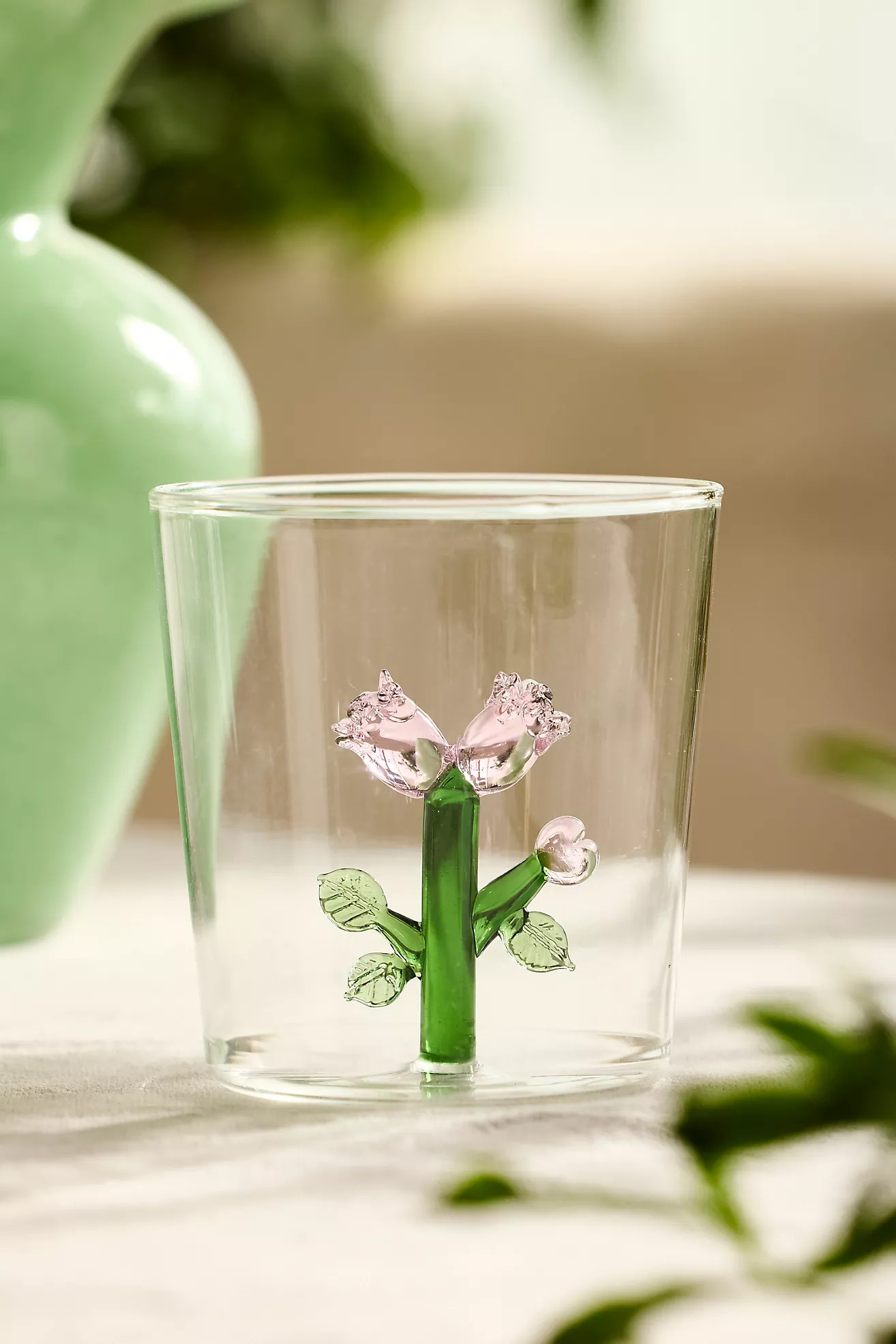 Bloom Glass Tumbler | Anthropologie (US)