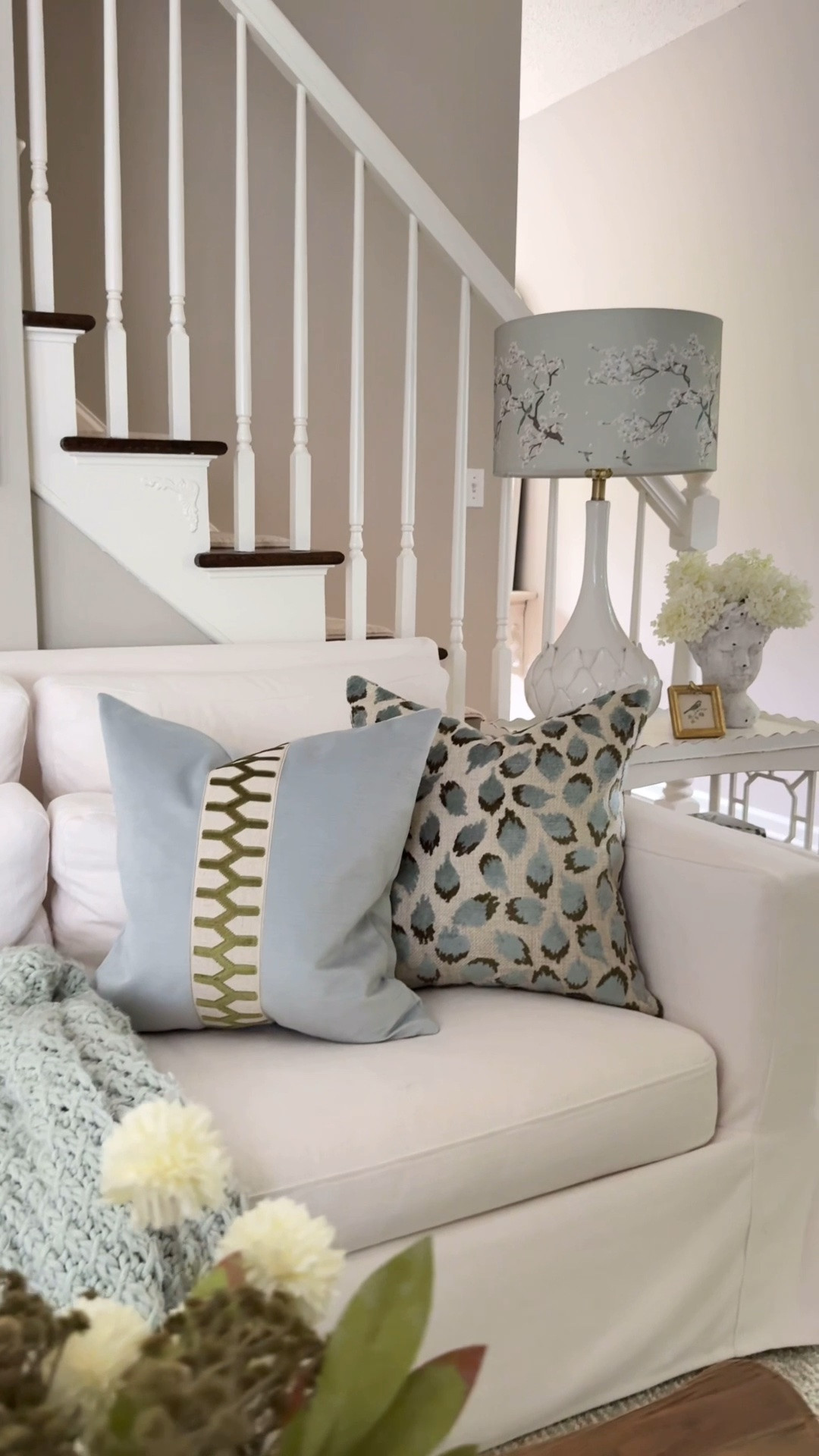 These custom pillow covers are even more beautiful in person.