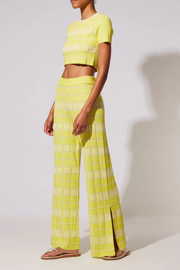 The Logan Pant Pear and Marshmallow | Solid & Striped