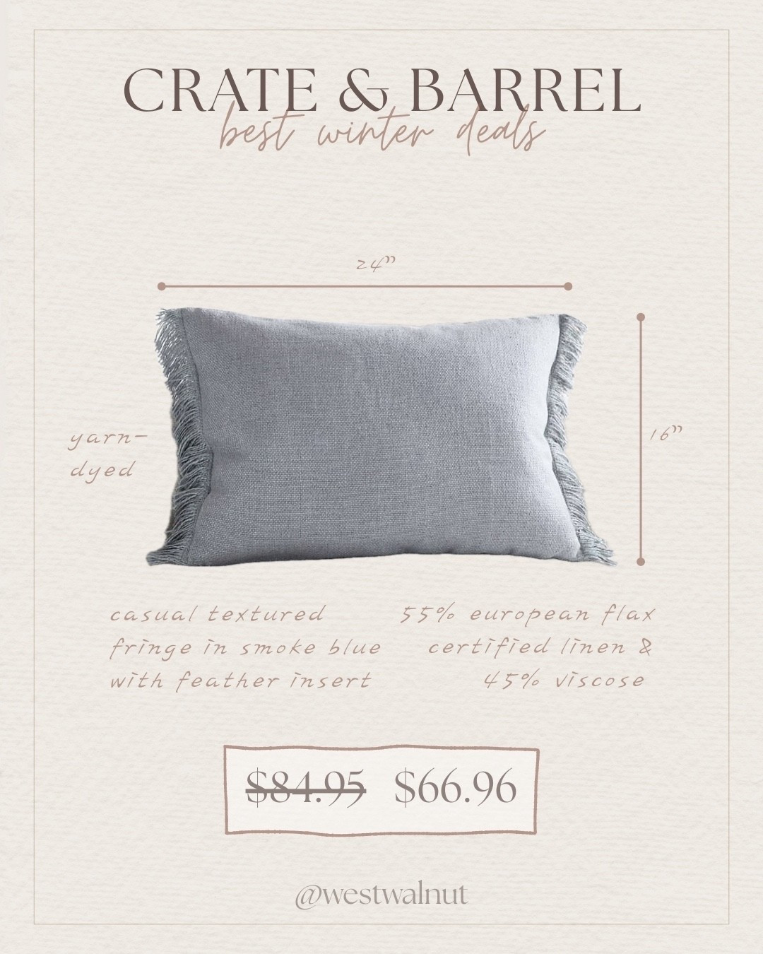 I absolutely adore Crate & Barrel, but since it’s more of an upper-tier brand, I always keep an eye out for their sales.

Right now, they have a few great ones happening, and after browsing, I’ve rounded up my top 9 favorites to share with you! 

These are pieces I genuinely love and would style in my own home, and the best part is snagging them at a discount. If you’ve been eyeing Crate & Barrel for a while, now is such a good time to shop!

#HomeDecorFinds #HomeDecor #CrateAndBarrel 

#LTKHome