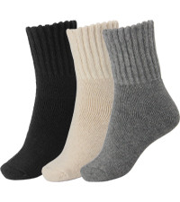 BomKinta Boot Socks for Women Winter Solid Thick Warm Socks Cozy Crew Socks Christmas Gift | Amazon (US)