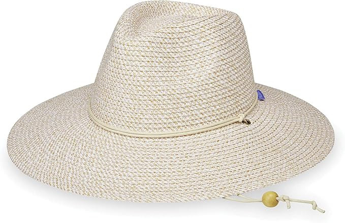 Wallaroo Hat Company Women’s Sanibel Wide Brim Fedora – UPF 50+ – Natural Fiber – Lightwe... | Amazon (US)