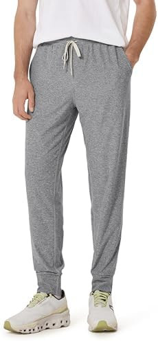 ODODOS Men's Performance Joggers - Ultra Soft odSTRATUM Tech Sweatpants with Adjustable Waist and... | Amazon (US)