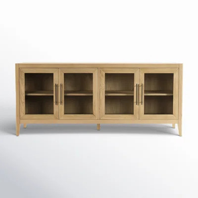 Beechgrove 78" Wide Oak Solid Wood Sideboard | Wayfair North America