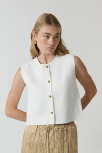 LINDA GILET - WHITE | Onte