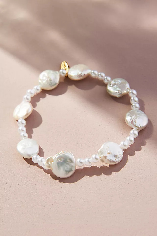 Mixed-Pearl Beaded Bracelet | Anthropologie (US)
