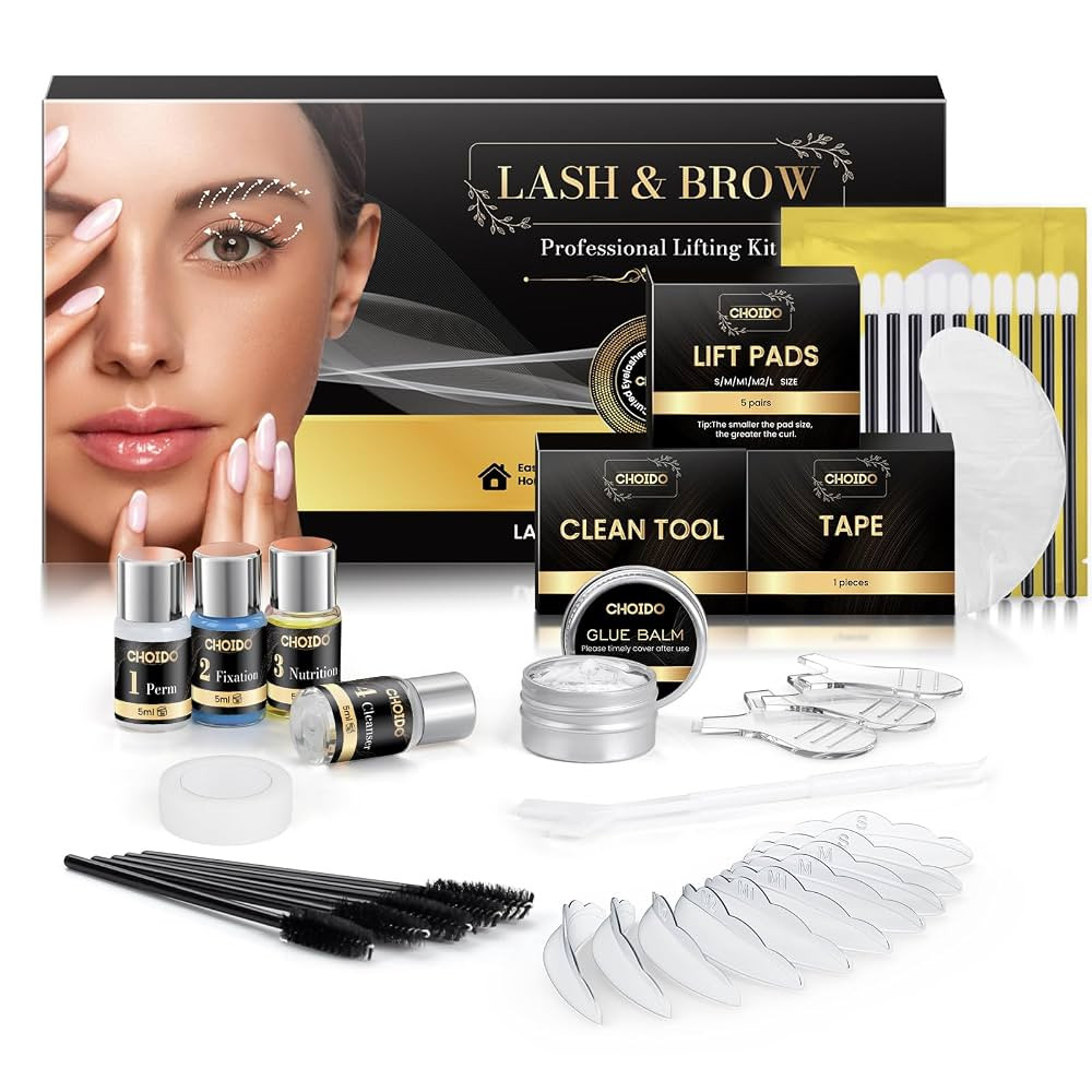 Lash Lift Kit - Eyebrow Lamination Kit, Eyelash Perm Kit, Professional Eyelash Curling Lash Exten... | Amazon (US)