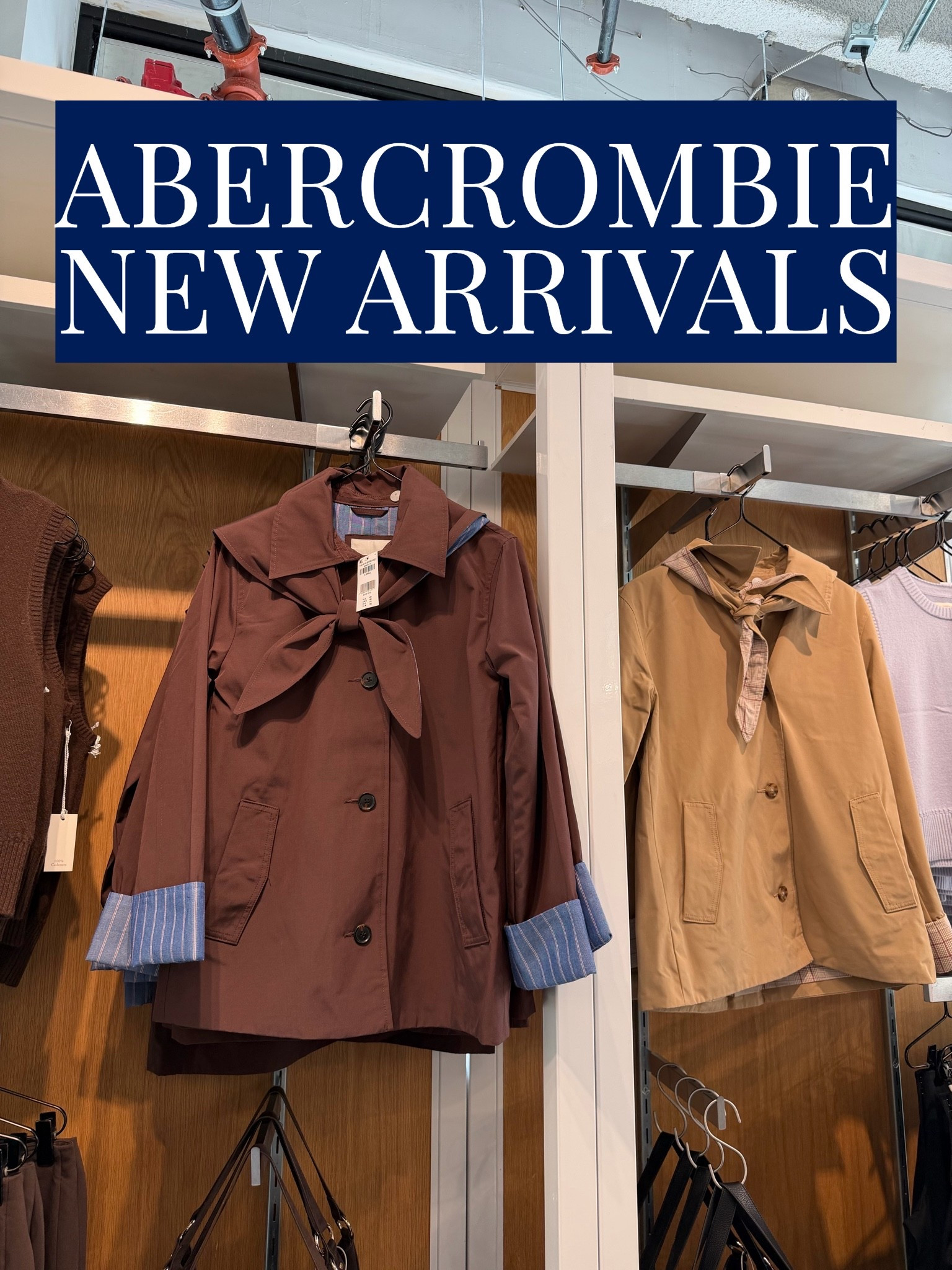 Abercrombie’s new fall coats are actually to die for especially the trench coats!!!

#LTKSeasonal