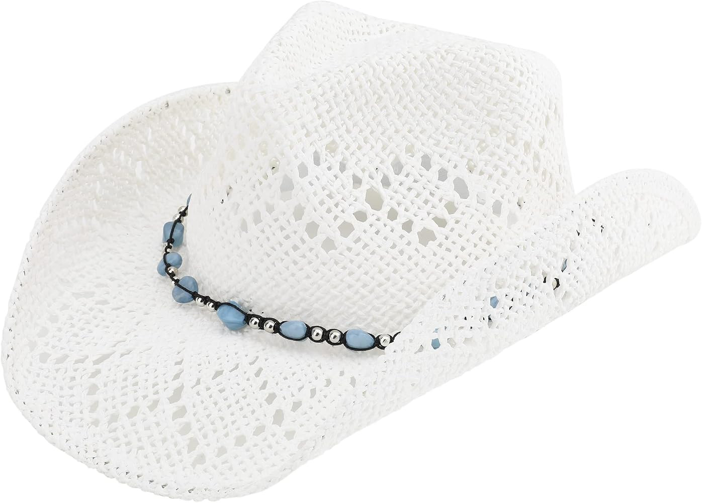 Men Women Cowgirl Straw Western Cowboy Hat | Amazon (US)