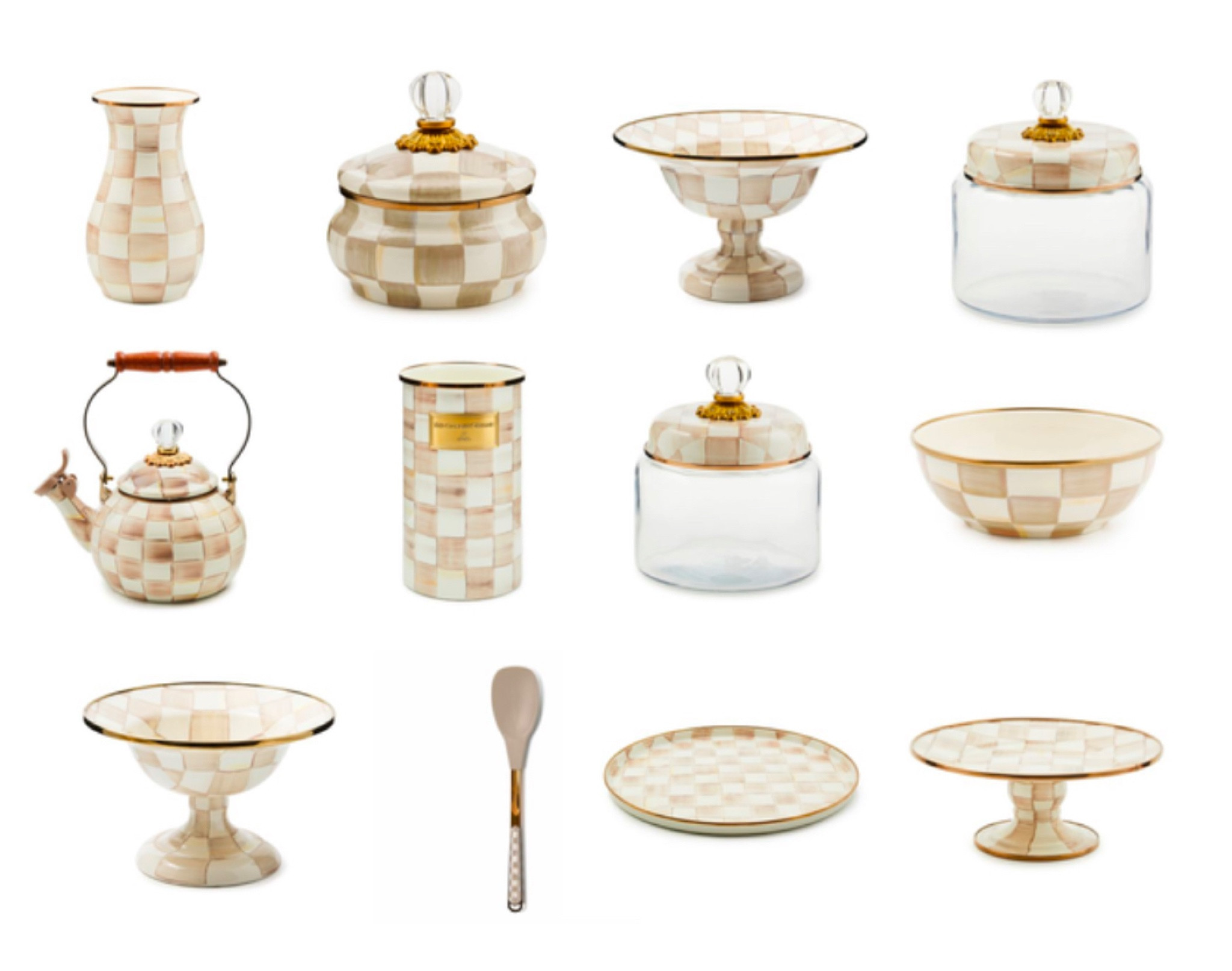 Mackenzie Childs New Mocha Check Collection 

#LTKHome