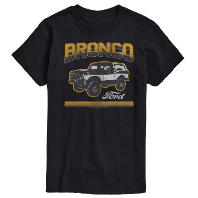 Men's Ford Bronco SUV Stripes Short Sleeve Graphic T-Shirt - Black - Medium | Target