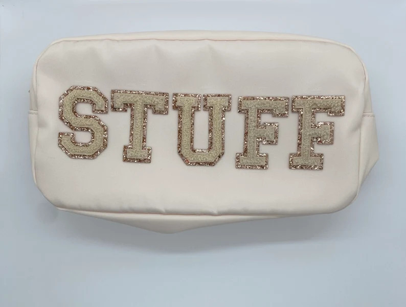 LARGE Customized Zipper Pouch - Pick Your Patches! | Etsy (US)