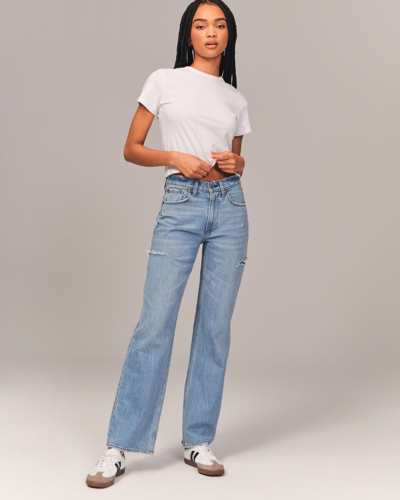 Mid Rise Baggy Jean | Abercrombie & Fitch (US)