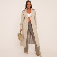Button Front Trench Coat In Sage Green, Women's Size UK Large L | EGO (UK)