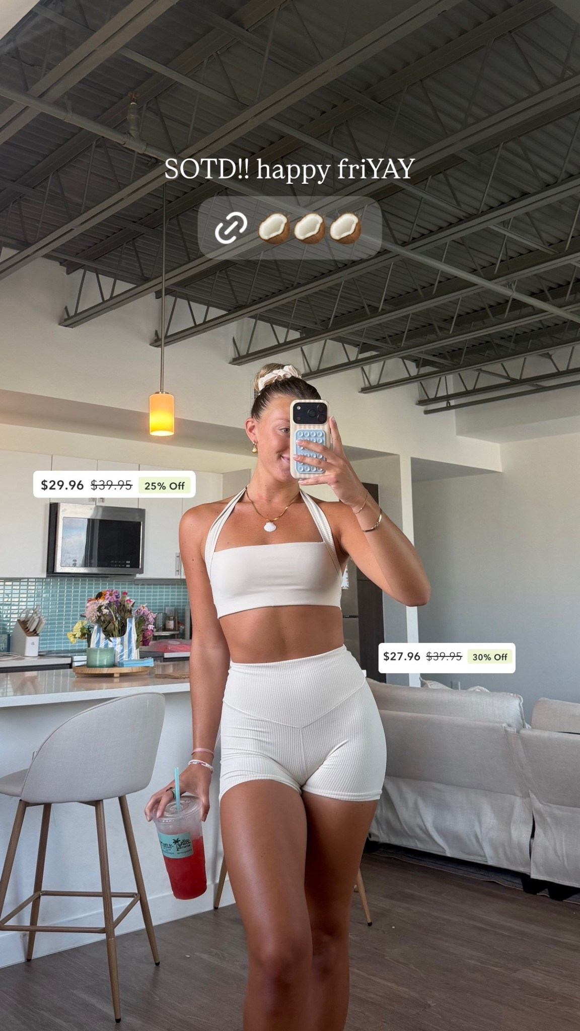 set of the day!! IM OBSESSED with this!! wearing small top and bottom 🥥




#LTKootd #LTKActive #LTKfitnessgoals