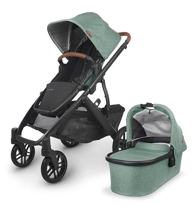 Vista V2 Stroller - Gwen (Green mélange/Carbon/Saddle Leather) | Amazon (US)