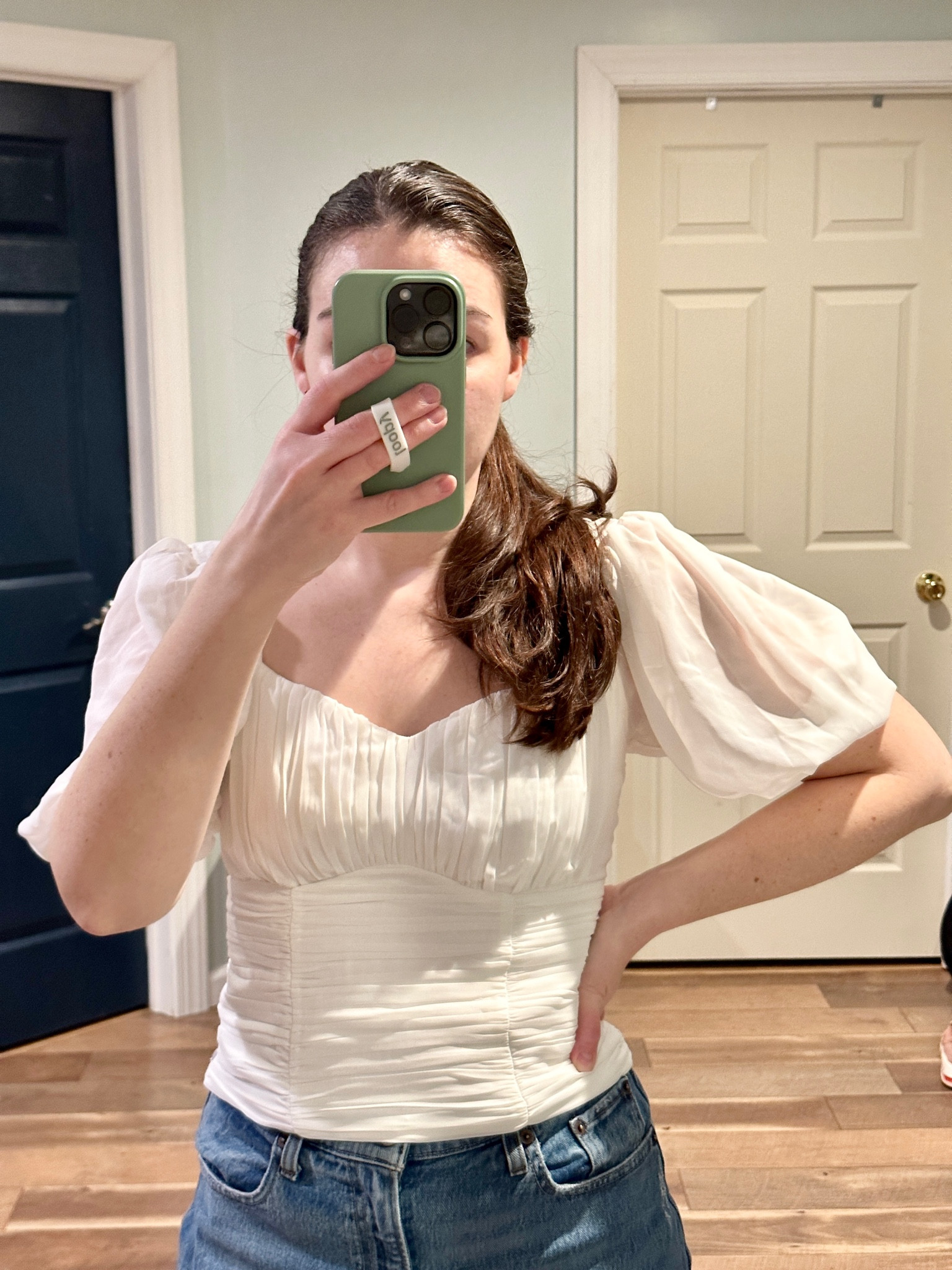 Lovely white blouse for spring from Abercrombie—I’m wearing a size small. 

#LTKFestival #LTKFind #LTKSale