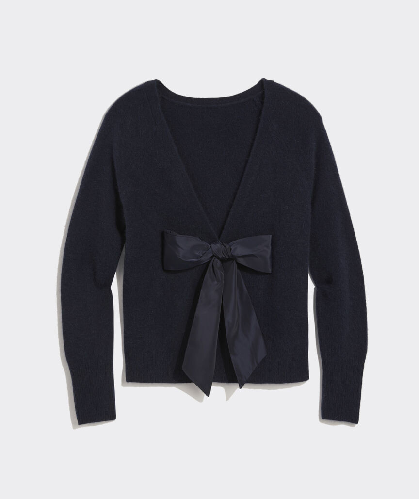 Luxe Bow Back Sweater | vineyard vines