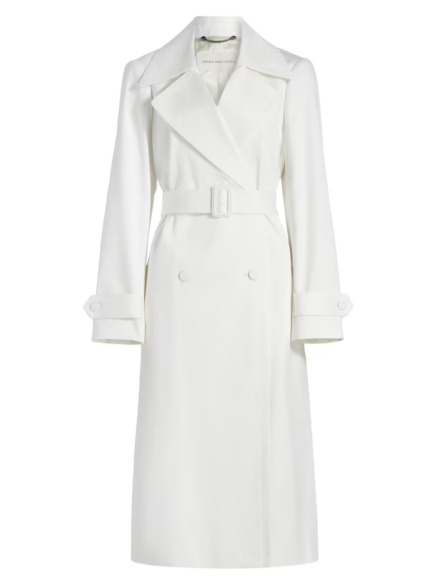 Dries Van Noten Ronald Cotton Trench Coat | Saks Fifth Avenue | Saks Fifth Avenue
