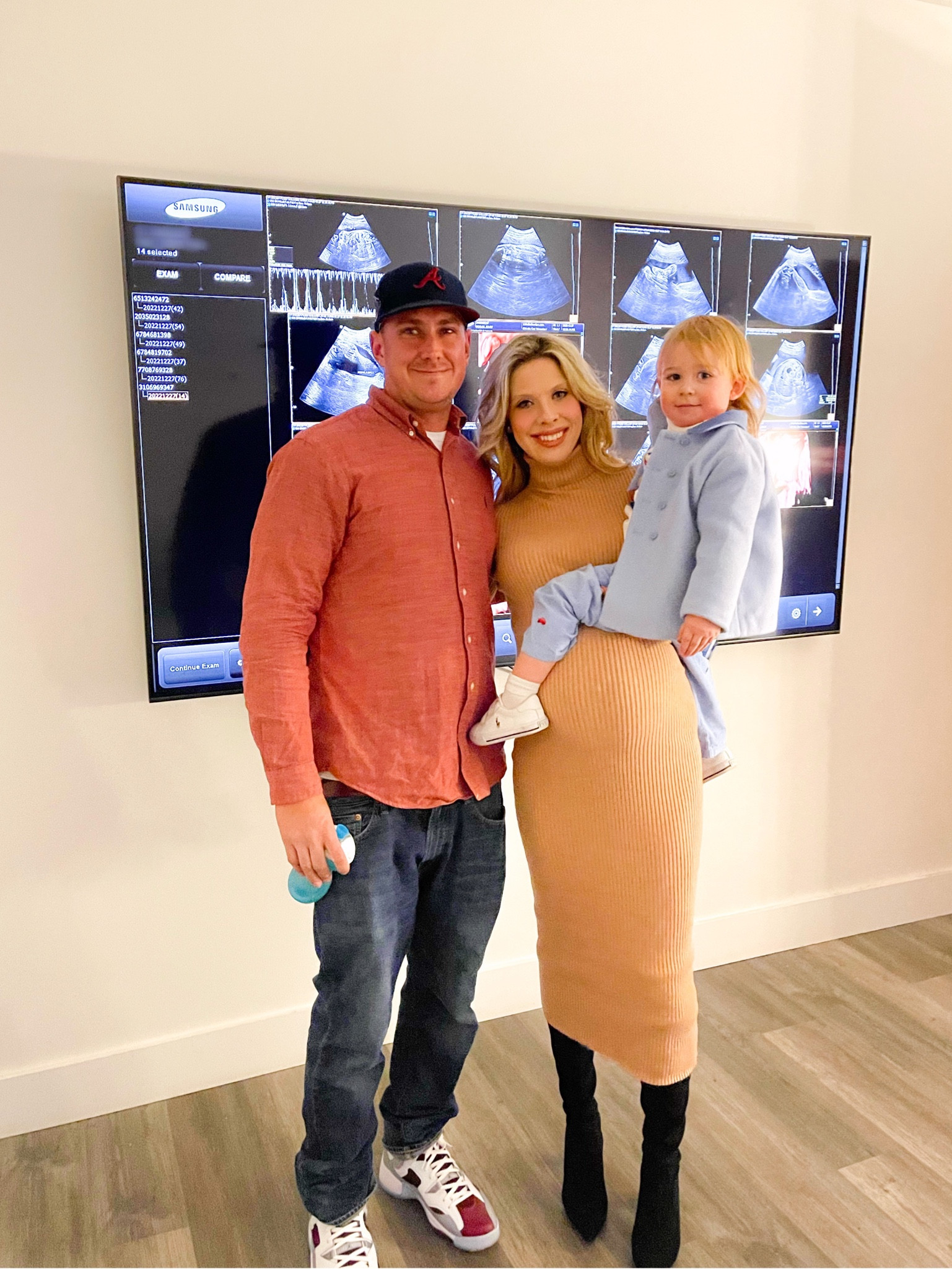 The absolute most comfortable and most chic maternity dress of all time. It comes in three different color ways. I bought two out of the three. This one is the “sand.” We are so ecstatic to welcome another beautiful sweet baby into our family. This was from our 5D ultrasound this week. 🤍 #31Weeks

#LTKfamily #LTKbump #LTKbaby