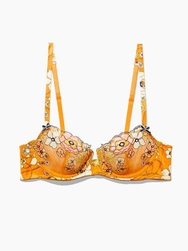Mod Poppy Unlined Lace Balconette Bra | Savage x Fenty - North America